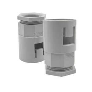CONECTOR PARA CAÑO CORRUGADO 1" PVC 25MM