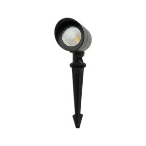 ESTACA LED LUZ CALIDA NEGRO GUMP - EXTERIOR 5W - 360LM