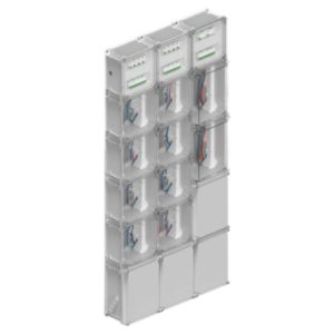 GABINETE DE MEDICION MULTIPLE TRIFASICO S/TM S/ID 2 SERVICIOS 285X1800X195MM
