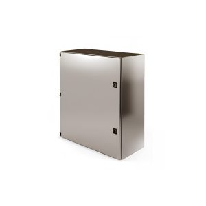 GABINETE ESTANCO ACERO INOXIDABLE S9000 - AISI 304 - BANDEJA GALVANIZADA 300X300X225MM