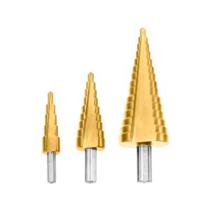 KIT DE MECHAS CONICAS ESCALONADAS (3 PIEZAS) JDJD3401 4-12MM - 4-20MM - 4-32MM
