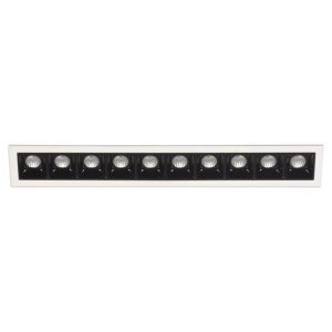 LUMINARIA EMBUTIR 10 LUCES LUZ CALIDA GN2745 20W- 1600LM