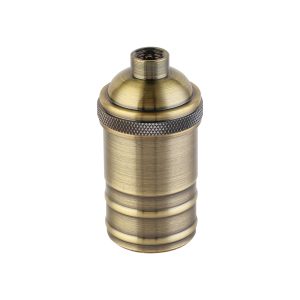 PORTALAMPARA ALUMINIO BRONCE VINTAGE E27