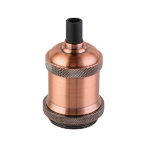 PORTALAMPARA ALUMINIO COBRE JERSEY E27