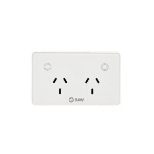 TOMACORRIENTE DOBLE INTERRUPTOR INTELIGENTE WIFI SMART 250V - 50HZ - 2X5A