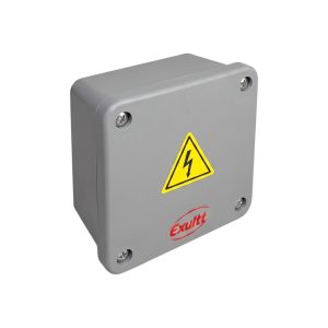 CAJA DE PASO ESTANCA GRIS QUBO 210X210X110MM