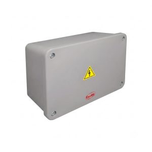 CAJA DE PASO ESTANCA GRIS QUBO 165X115X80MM