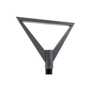 FAROLA 1 LUZ PARA COLUMNA GRIS LUZ CALIDA GERDEN PRISMA - IP65 30W - 3900LM