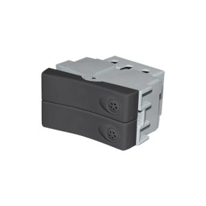 MODULO 1/2 PUNTO DOBLE GRIS VERONA - TECLA ARCO 10A - 220V