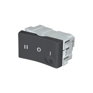 MODULO INTERRUPTOR PARA PERSIANA GRIS VERONA - TECLA ARCO 10A - 220VCA