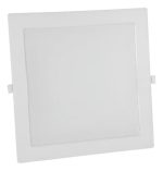 PANEL LED EMBUTIR BLANCO LUZ FRIA PROLIPROPILENO - CUADRADO 12W