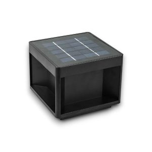 APLIQUE LED SOLAR LUZ CALIDA + NEUTRA + FRIA TERRA - IP65 1.6W - 150X150X125MM