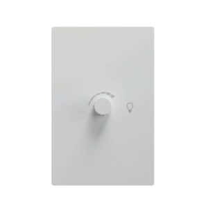 CONJUNTO ARMADO 1 VARIADOR DE INTENSIDAD LUMINOSA BLANCO MILAN 10A - 220V