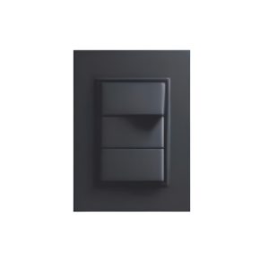 CONJUNTO ARMADO 2 PUNTOS NEGRO ARQ & DECO 10A - 220V