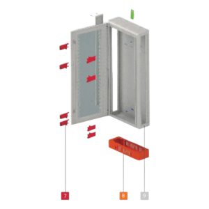CORREDERA PARA GABINETE SERIE 97 - PACK 2 PROFUNDIDAD 600MM