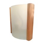 DIFUSOR 1 LUZ ROBLE RECTANGULAR SCELTA E27 20X23CM