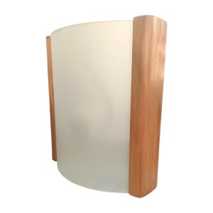 DIFUSOR 1 LUZ ROBLE RECTANGULAR SCELTA E27 20X23CM