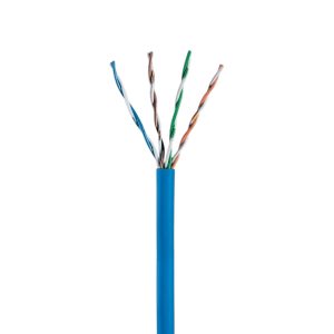 CABLE UTP CATEGORIA 5E AZUL EXTERIOR 4 PARES
