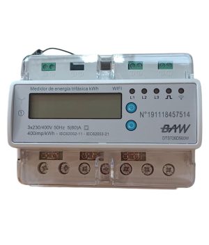 MEDIDOR CONSUMO DE ENERGIA DIGITAL TRIFASICO 3X5(60)A- 60A - 50HZ