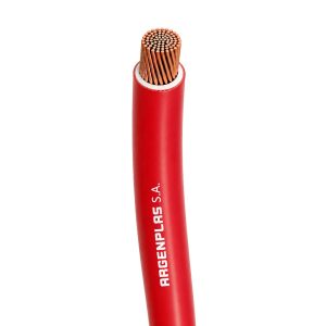 METRO CABLE UNIPOLAR ROJO FLEXIBLE CLASE 4 ECO 1X6MM