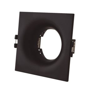 SPOT 1 LUZ EMBUTIR CUADRADO NEGRO CORE - INTERIOR 10W - 86X86X41MM