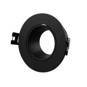 SPOT 1 LUZ EMBUTIR MOVIL REDONDO NEGRO SPIN - INTERIOR 10W - Ø90X29MM
