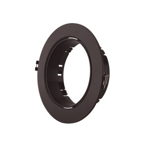 SPOT 1 LUZ EMBUTIR REDONDO NEGRO RONDO - INTERIOR 15W - Ø165X41MM