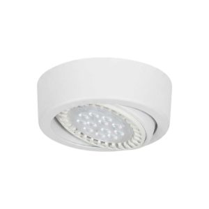 SPOT 1 LUZ SEMIEMBUTIDO MOVIL BLANCO REDONDO Ø14.5X5CM - GU10 DICROLED