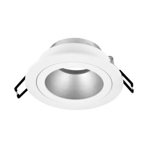 SPOT EMBUTIR 1 LUZ DICROICA ANTIDESLUMBRANTE BLANCO REDONDO Ø93X35MM - GU10