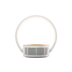 VELADOR MADERA LAMPARA LED LUZ CALIDA - 3 TOQUES BACO - DIMERIZABLE 3 TOQUES 254X140X220MM