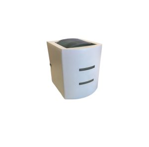 APLIQUE 1 LUZ BIDIRECCIONAL BLANCO LENTE Y VIDRIO ALUMINIO 85X100MM - G9