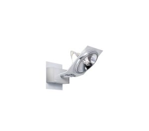 APLIQUE 1 LUZ CHAPA BLANCO 300 23X16.5CM - AR111