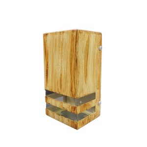 APLIQUE UNIDIRECCIONAL 2 CORTES MADERA D430 GU10