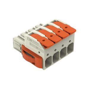 CONECTOR DE EMPALME ENCHUFABLE HEMBRA SERIE 831 - CAGE CLAMP 4 POLOS - 25MM²
