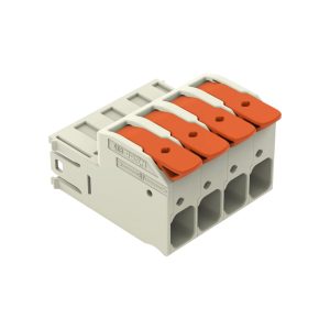 CONECTOR DE EMPALME ENCHUFABLE MACHO SERIE 831 - CAGE CLAMP 4 POLOS - 25MM²