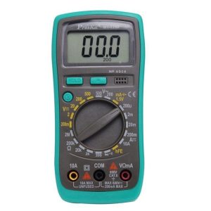 MULTIMETRO DIGITAL COMPACTO CATEGORIA II - MT-1210 600V
