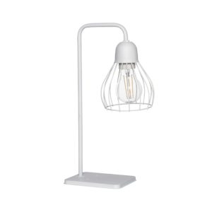 VELADOR JAULA BLANCO PORTO Ø123X382MM - E27